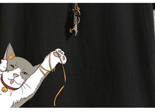 Load image into Gallery viewer, Cat Print Short Sleeve T-Shirt