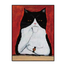 Load image into Gallery viewer, Fresh Style Cat Wall Art Canvas