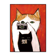 Load image into Gallery viewer, Fresh Style Cat Wall Art Canvas