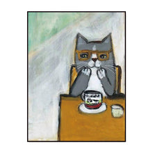 Load image into Gallery viewer, Fresh Style Cat Wall Art Canvas