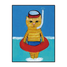 Load image into Gallery viewer, Fresh Style Cat Wall Art Canvas