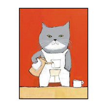 Load image into Gallery viewer, Fresh Style Cat Wall Art Canvas