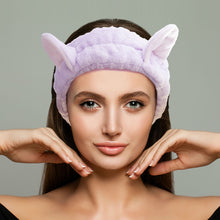 Load image into Gallery viewer, Flannel Cat Ear Headband