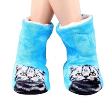 Load image into Gallery viewer, Women Cute 3D Cat Slippers