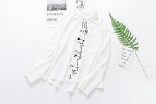 Load image into Gallery viewer, Cute Embroidery Cotton Blouse