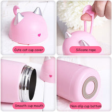 Load image into Gallery viewer, Cat Ear Vacuum Flask