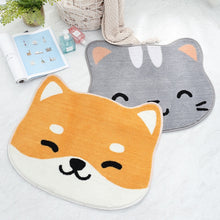 Load image into Gallery viewer, Cat Flocking Bathroom Mat