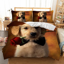 Load image into Gallery viewer, 3D Dog Bedding Set