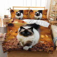 Load image into Gallery viewer, 3D Cat Bedding Set