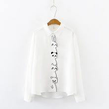 Load image into Gallery viewer, Cute Embroidery Cotton Blouse
