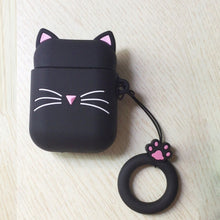 Load image into Gallery viewer, Cat Silicone Airpods Cover Case
