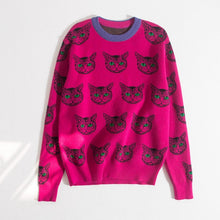 Load image into Gallery viewer, Runway Cute Cat Sweatshirt