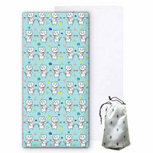 Load image into Gallery viewer, Cartoon Cat Microfiber Towel