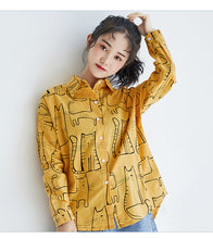 Load image into Gallery viewer, Sweet Cat Blouses Jeans Sets