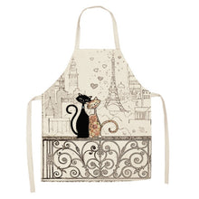 Load image into Gallery viewer, Cute Cat Pattern Kitchen Apron