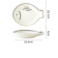 Load image into Gallery viewer, 3D Cat & Fish Plate