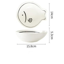 Load image into Gallery viewer, 3D Cat & Fish Plate