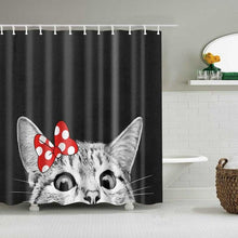 Load image into Gallery viewer, Cat 3D Print Shower Curtain