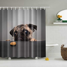 Load image into Gallery viewer, Cat 3D Print Shower Curtain