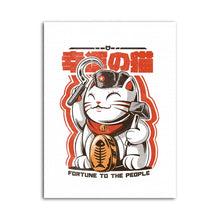 Load image into Gallery viewer, Japanese Canvas Cute Cat Wall Art