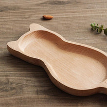 Load image into Gallery viewer, Cat Pattern Wooden Plate