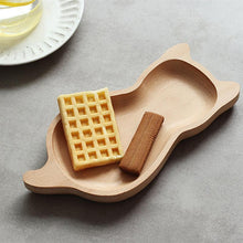 Load image into Gallery viewer, Cat Pattern Wooden Plate
