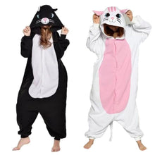 Load image into Gallery viewer, Cat Adult Pajamas Costume