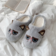 Load image into Gallery viewer, Cute Cat Slippers (Grey)