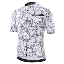 Load image into Gallery viewer, Cartoon Cat Cycling Jersey