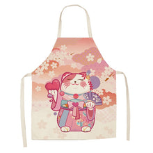 Load image into Gallery viewer, Lucky Cat Baking Apron Kitchen