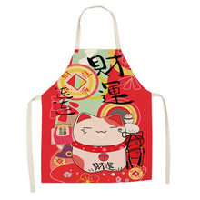 Load image into Gallery viewer, Lucky Cat Baking Apron Kitchen