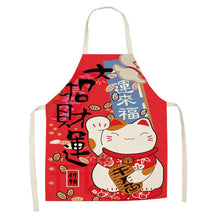 Load image into Gallery viewer, Lucky Cat Baking Apron Kitchen