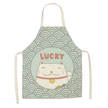 Load image into Gallery viewer, Lucky Cat Baking Apron Kitchen