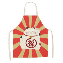 Load image into Gallery viewer, Lucky Cat Baking Apron Kitchen