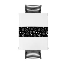 Load image into Gallery viewer, Halloween Black Table Runner