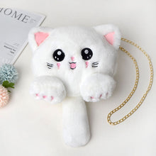 Load image into Gallery viewer, Cute Kitty Plush Shoulder Bag