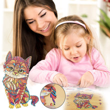 Load image into Gallery viewer, Cat Wooden Jigsaw Puzzles