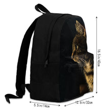 Load image into Gallery viewer, 3D Cat School Backpack