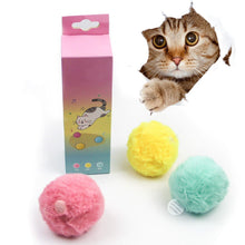 Load image into Gallery viewer, 3 PCS Sound Cat Ball Toys