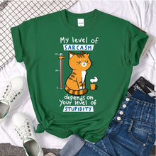 Load image into Gallery viewer, Sarcasm Cat T-Shirt