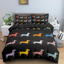 Load image into Gallery viewer, Dachshund Dog Bedding Set