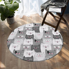 Load image into Gallery viewer, Cartoon Round Rug for Bedroom