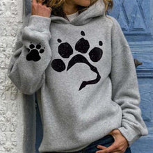 Load image into Gallery viewer, Paw Crop Winter Hoodie