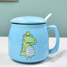 Load image into Gallery viewer, Cute Cat Ceramic Mug/Spoon