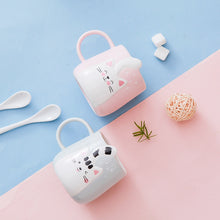 Load image into Gallery viewer, 400ml Cute Cat Ceramic Mug Set