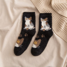 Load image into Gallery viewer, Cute Cat Socks Vintage
