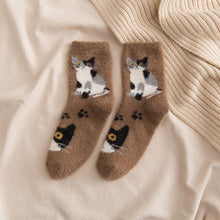 Load image into Gallery viewer, Cute Cat Socks Vintage