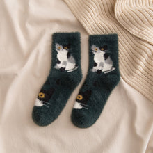 Load image into Gallery viewer, Cute Cat Socks Vintage