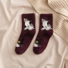 Load image into Gallery viewer, Cute Cat Socks Vintage
