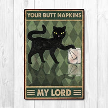 Load image into Gallery viewer, Portrait Black Cat Wall Decor